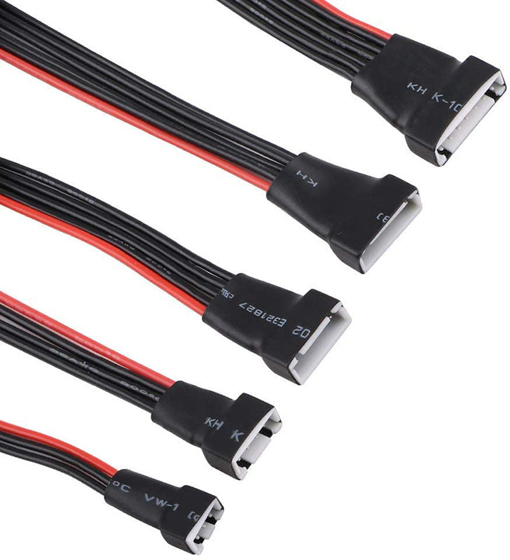 24AWG Balance Wire JST-XH Balancer Extension Cable – 30cm, 24AWG Silicone Wire For 1S–6S LiPo Batteries Jst Adapter - Foto 7