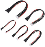 Innovateking 5PCS JST-XH 2S 3S 4S 5S 6S LiPo Battery Balance Charger Extension Cable