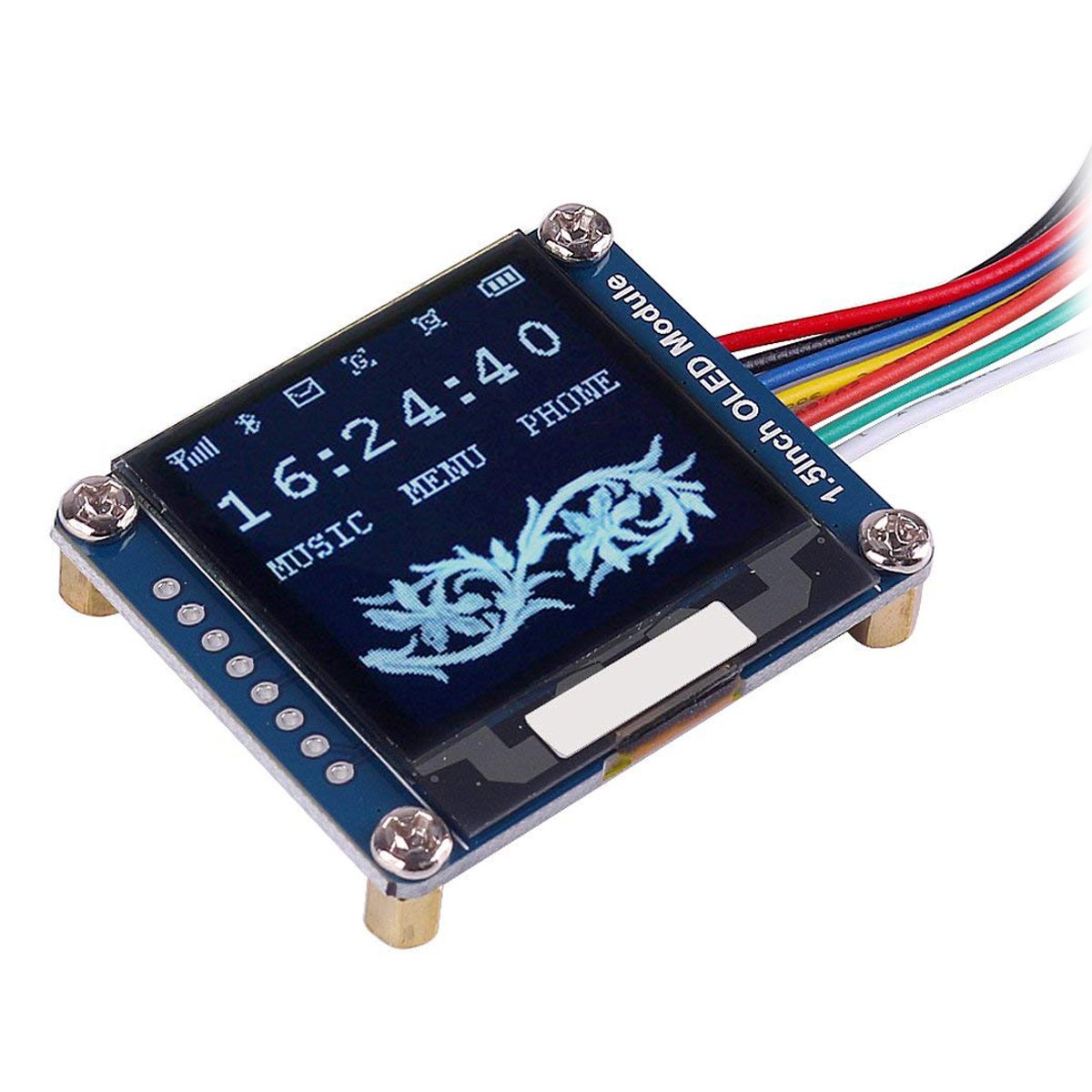 MakerFocus 1.5inch I2C OLED Display Module for Arduino/Raspberry/Jetso
