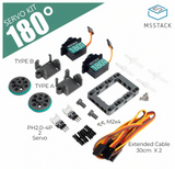 M5Stack Micro Servo Motor Kit 180 Degree with Metal Gear Compatible with Le Go Stand for Arduino