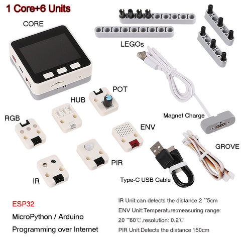 M5Stack M5GO IoT Starter Kit for MicroPython/Arduino Programming ...