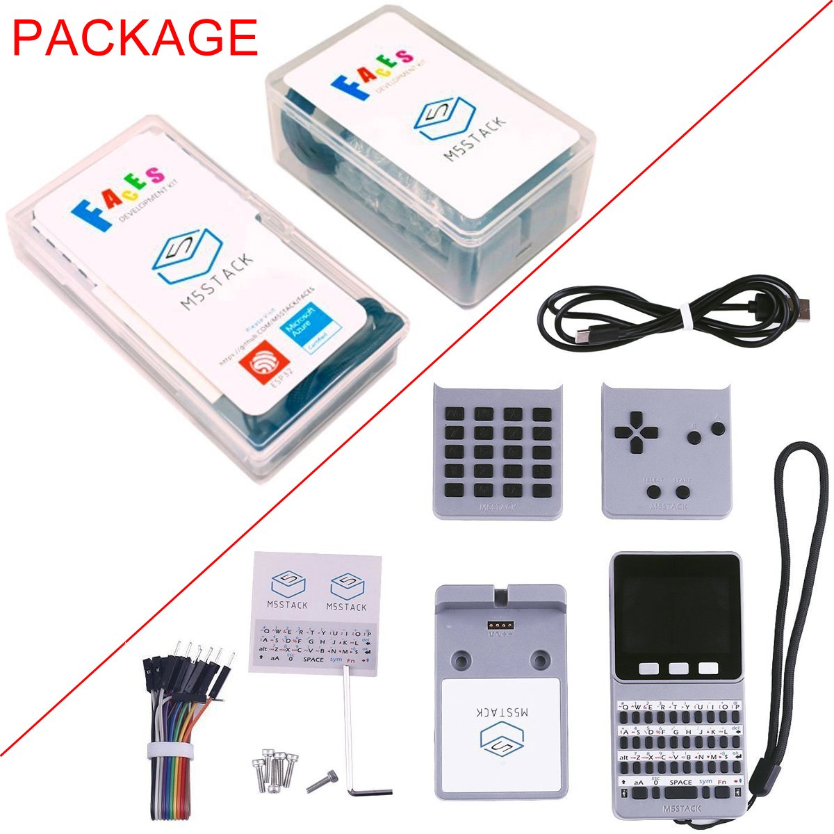 M5stack Computer M5Stack Faces Pocket Computer with Keyboard/Game/Calculator – MakerFocus