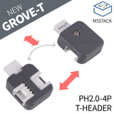 M5Stack 5Pcs PH2.0-4P T-Header Connector with 3 Ports Compatible with Grove Demoboard
