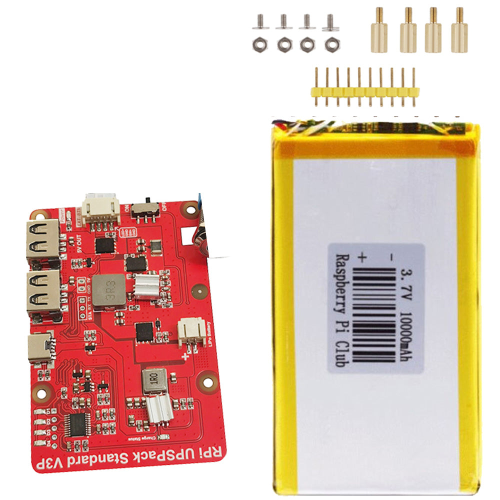 MakerFocus Raspberry Pi Expansion Board UPSPack Standard Power Supply