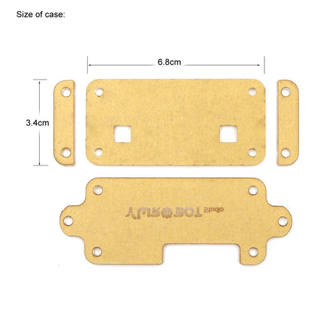 MakerFocus Micro:bit Protective Acrylic Transparent Case and AAA Cell Battery Box