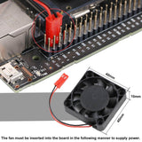 MakerFocus Acrylic Case for NVIDIA Jetson Nano Developer Kit with Cooling Fan(3.0-5.8V)