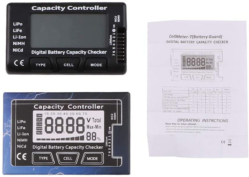 RUNCCI-YUN Digital Battery Capacity Tester Indicator Checker for