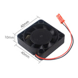 MakerFocus 2pcs NVIDIA Jetson Nano Cooling Fan 5V DC Brushless Fan with 2Pin Connector