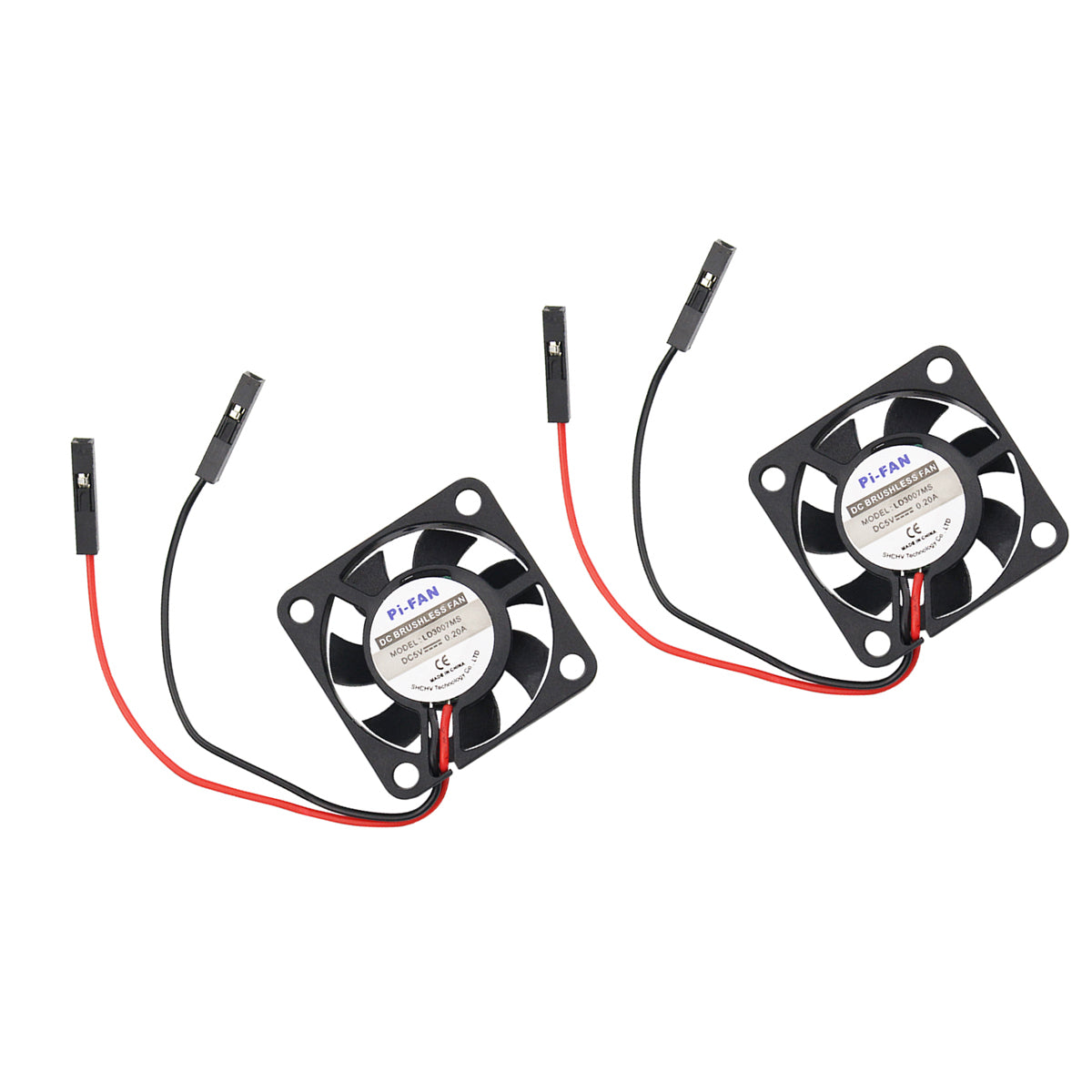 Raspberry Pi 5V DC Lüfter Kühlkörper Kühler 0,2 A Kühler Fan Raspberry Pi 5V DC Lüfter Kühlkörper Kühler 0,2 A Kühler Fan