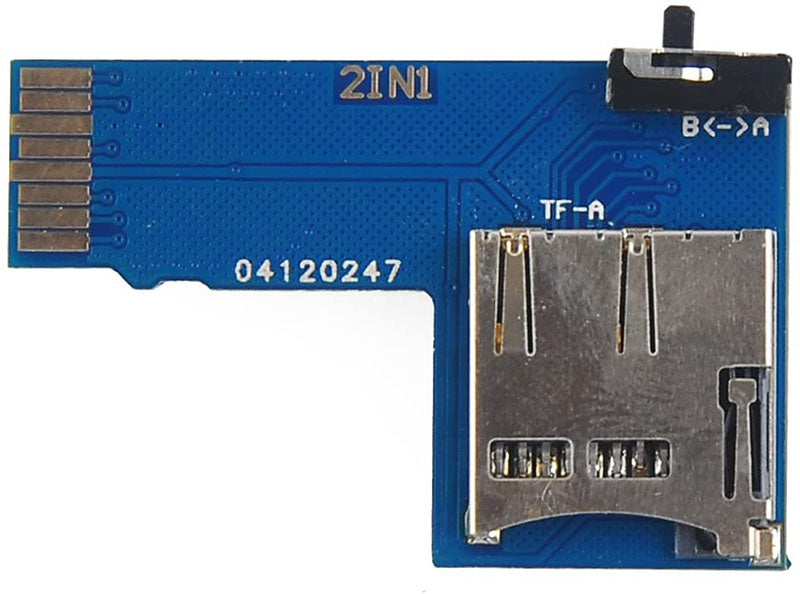 Raspberry Pi Dual TF Card Adapter Micro SD Card Adapter 2 in 1 Dual Sy ...