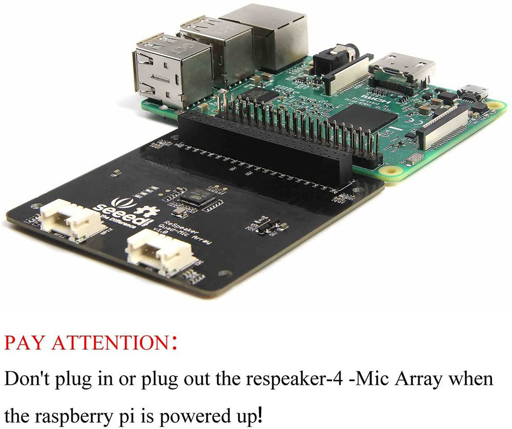 Microphone Module Raspberry Pi Microphone Speech Voice Recognition Module for Raspberry Pi Array 4-Mi ...