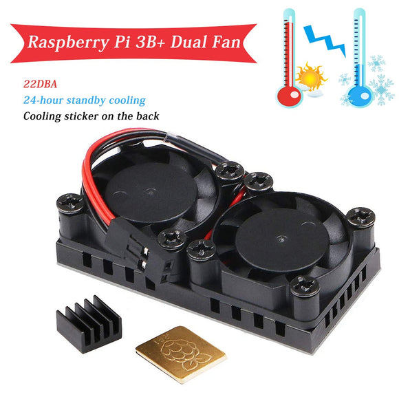  Raspberry Pi 3 B+ Dual Cooling Fan
