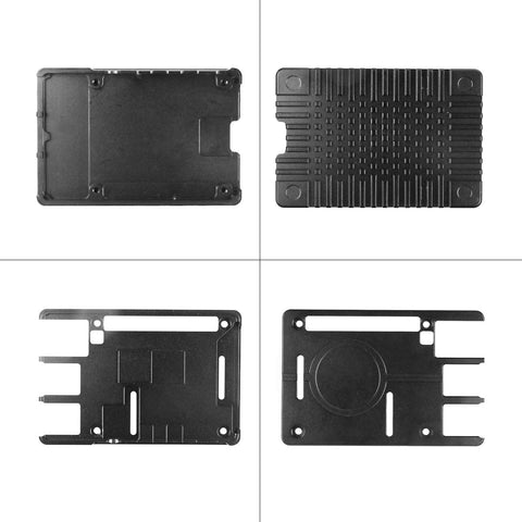 MakerFocus Raspberry Pi 4B Aluminum Alloy Mental Case  with Thermal Conductive Adhesive