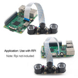 MakerFocus Raspberry Pi 4 Camera Night Vision Adjustable-Focus Compatible with RPi 3 B+/3B/2B+