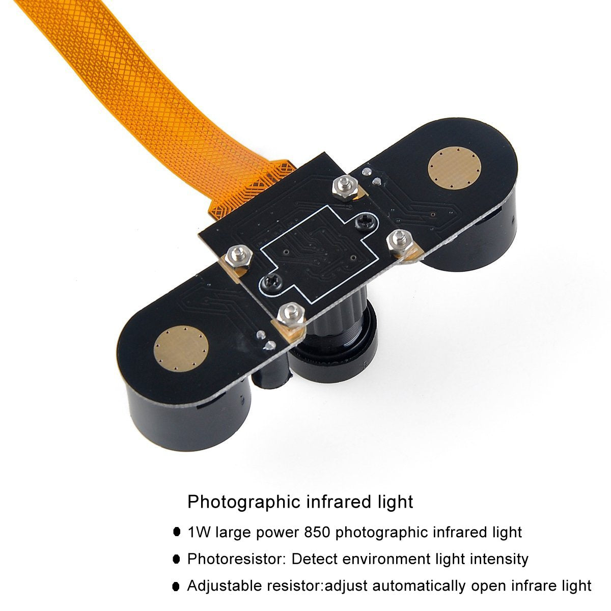 Zero Light Camera Makerfocus Raspberry Pi Zero W Camera Night Vision Webcam with 2 Infra ...