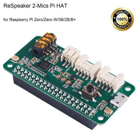 Micro Speaker Module For Raspberry Pi ReSpeaker 2-Mics Pi HAT Dual Microphone Expansion Board for Raspberry ...