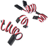 10pcs Servo Extension Cable 4pcs 100mm 3.93 inch Male to Male 3pcs 320mm 12.59inch Male to Female