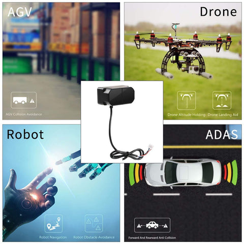 MakerFocus TFmini Plus Lidar Module(Short-Range Distance Sensor) Single-Point Ranging Module