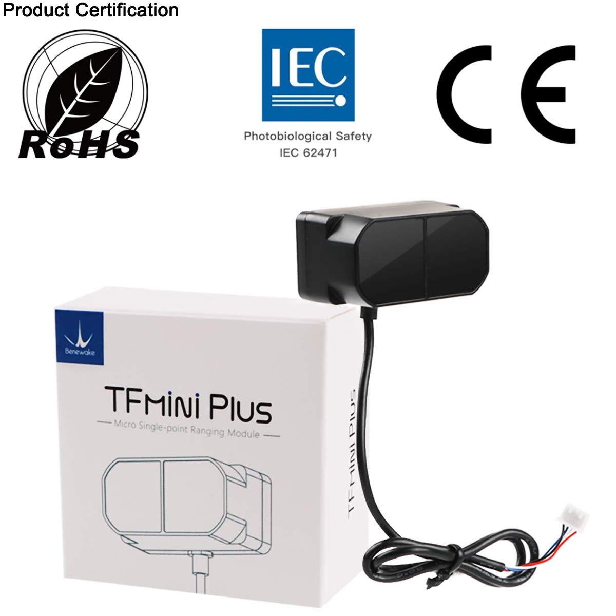 thumbnail image 2 of TFmini Plus LiDAR Range Finder Module Short Distance Sensor IP65 IIC For Arduino 2 of 14