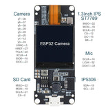 MakerFocus TTGO T-Camera Plus ESP32-DOWDQ6 8MB SPRAM Fish Eye Rear Camera