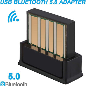 USB Bluetooth Adapter 5.0 Wireless Receiver Transfer Dongle Laptop PC  Windows 10 8.1 8 7 XP Vista