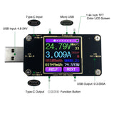MakerFocus Digital LCD USB Power Voltage Current Tester With Bluetooth