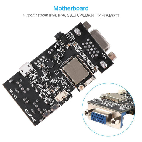 FabGL VGA32 VGA ESP32 PSRAM V1.4 Controller PS/2 Mouse Tastiera - Foto 4