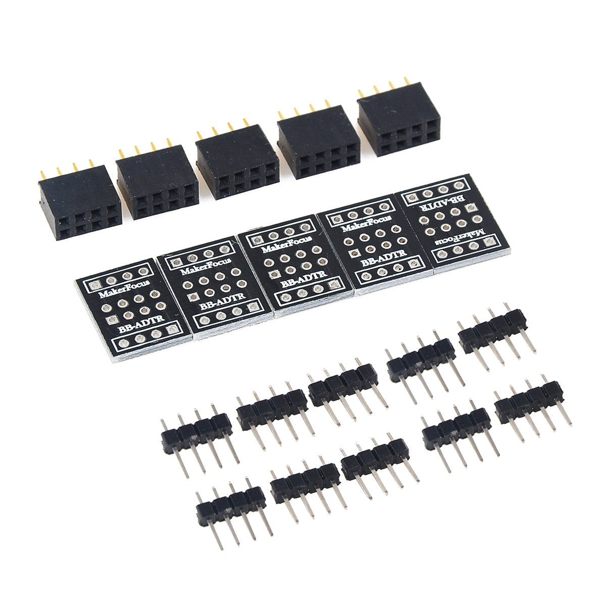Nrf Module Adapter MakerFocus 5pcs NRF24L01+ Adapter for NRF24L01+ Transceiver Module and